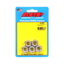 ARP nut pack (5) 1/2-13 - Stainless steel Nyloc Hex - ARP-400-8667 - 400-8667 - 3666618225869