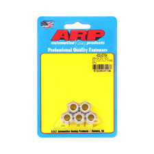 Pack ARP nuts (5) 3/8-24 - Stainless steel Nyloc Hex - ARP-400-8764 - 400-8764 - 3666618225999
