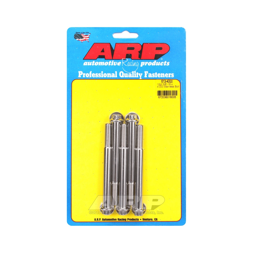 ARP Universal small head bolt 3/8-16 - Stainless steel 12 Pts x5 - ARP-613-4000 - 613-4000 - 3666618191133