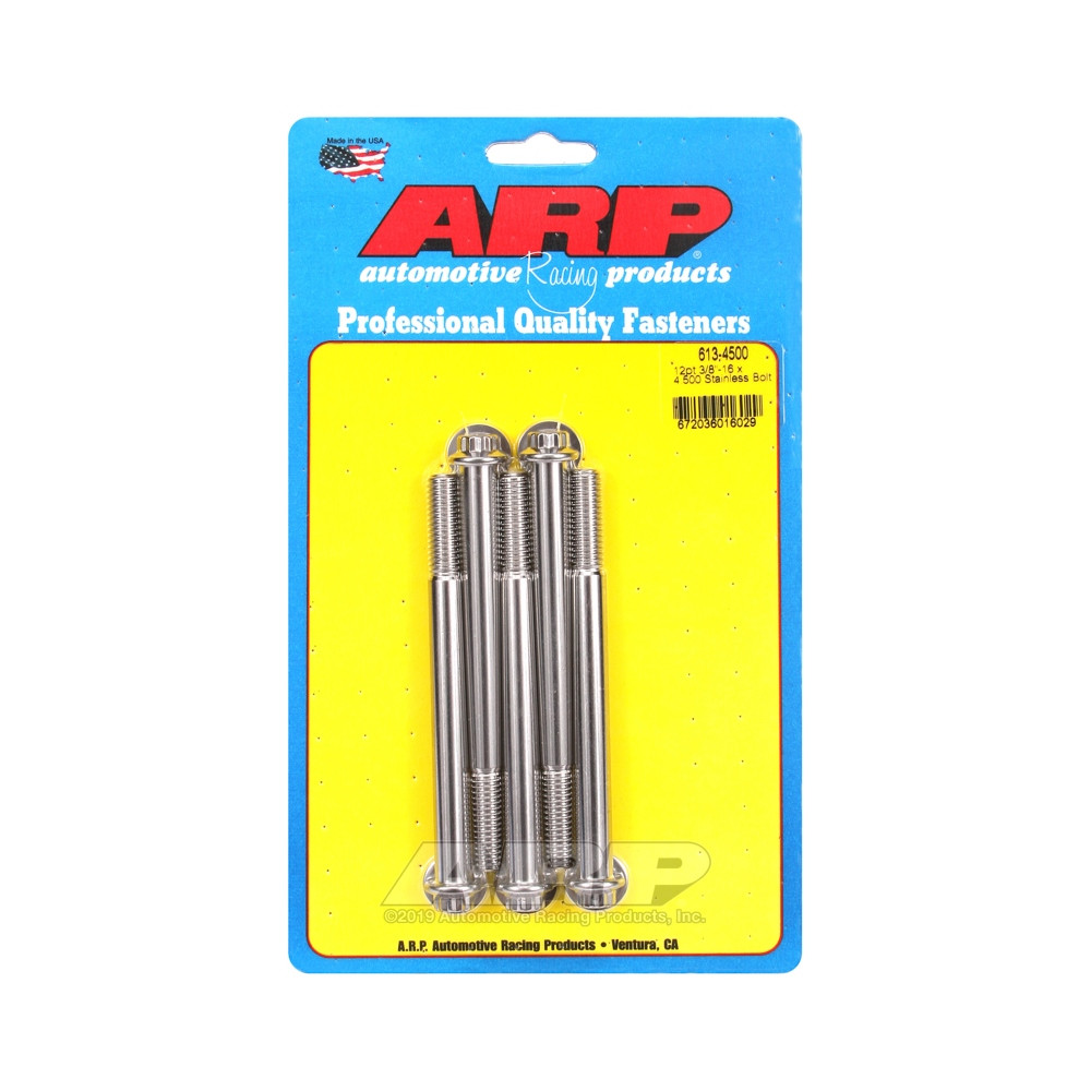 Bullone universale ARP a testa piccola 3/8-16 - Acciaio inox 12 pts x5 - ARP-613-4500 - 613-4500 - 3666618191157