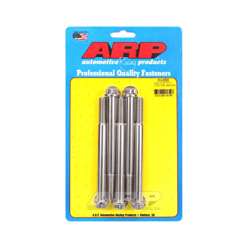 Bullone universale ARP 7/16-14 - Acciaio inox 12 pts x5 - ARP-614-5000 - 614-5000 - 3666618191324