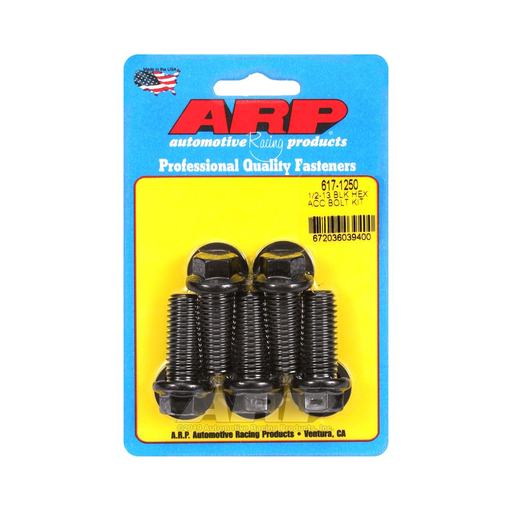 Boulonnerie universelle ARP 1/2-13 - Black Oxyde Hex x5 - ARP-617-1250 - 617-1250 - 3666618191638