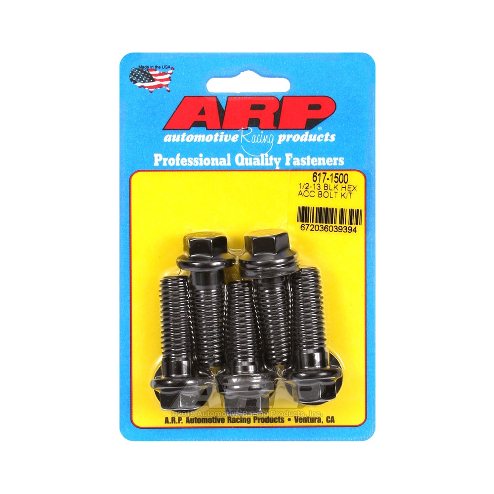 Boulonnerie universelle ARP 1/2-13 - Black Oxyde Hex x5 - ARP-617-1500 - 617-1500 - 3666618191645