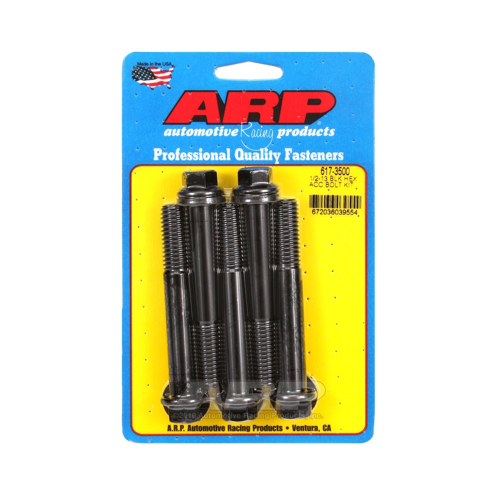 Boulonnerie universelle ARP 1/2-13 - Black Oxyde Hex x5 - ARP-617-3500 - 617-3500 - 3666618191720