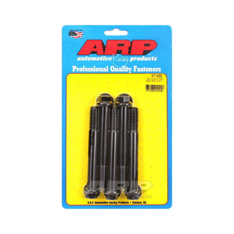 Universal Bolt ARP 1/2-13 - Black Oxyde Hex x5 - ARP-617-4250 - 617-4250 - 3666618191751
