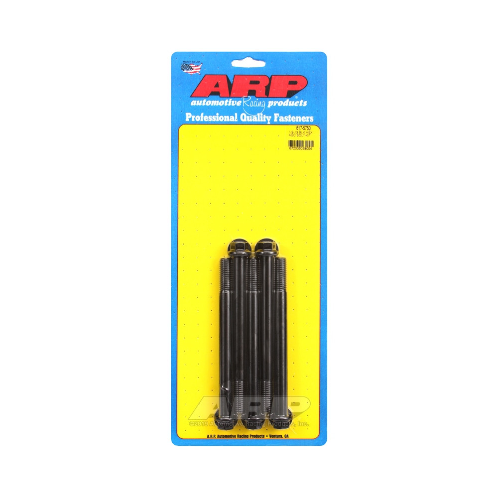 Universal Bolt ARP 1/2-13 - Black Oxyde Hex x5 - ARP-617-5750 - 617-5750 - 3666618191812