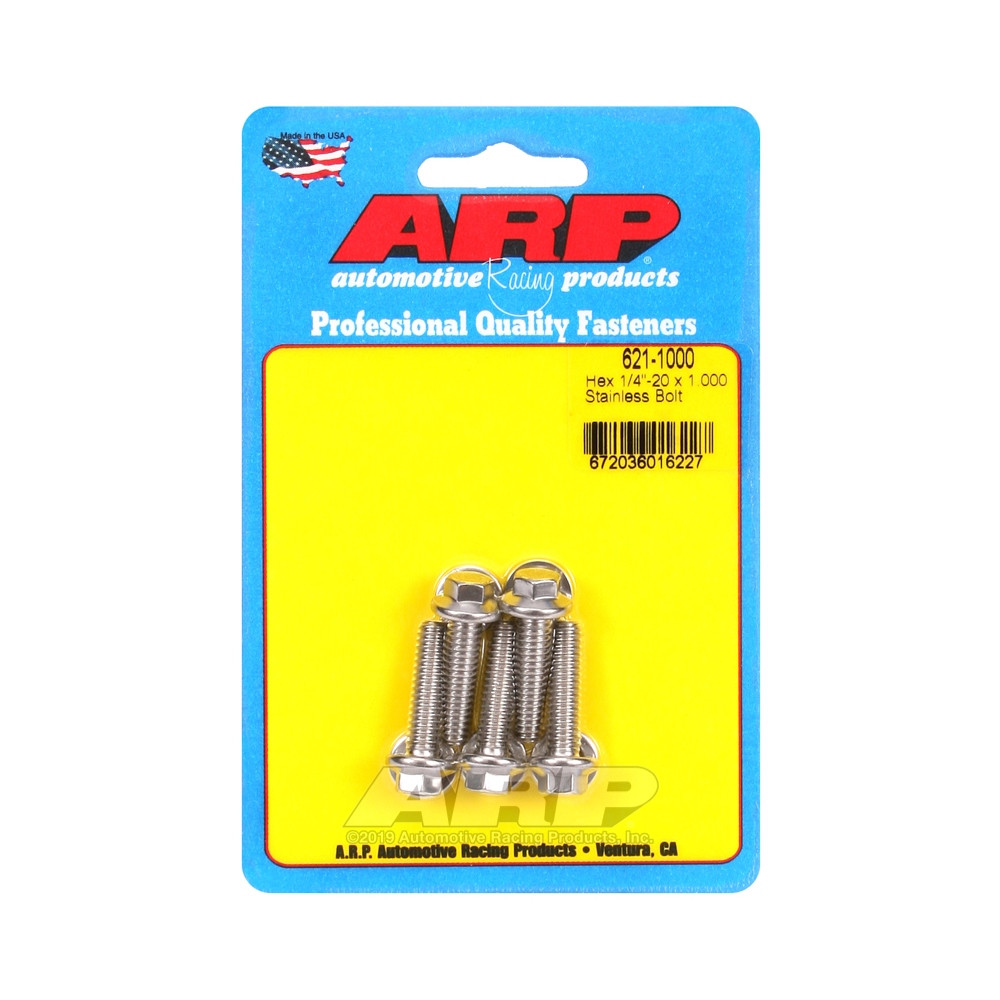 Universele bevestigingsmiddelen ARP 1/4-20 - Roestvrij staal Hex x5 - ARP-621-1000 - 621-1000 - 3666618191850