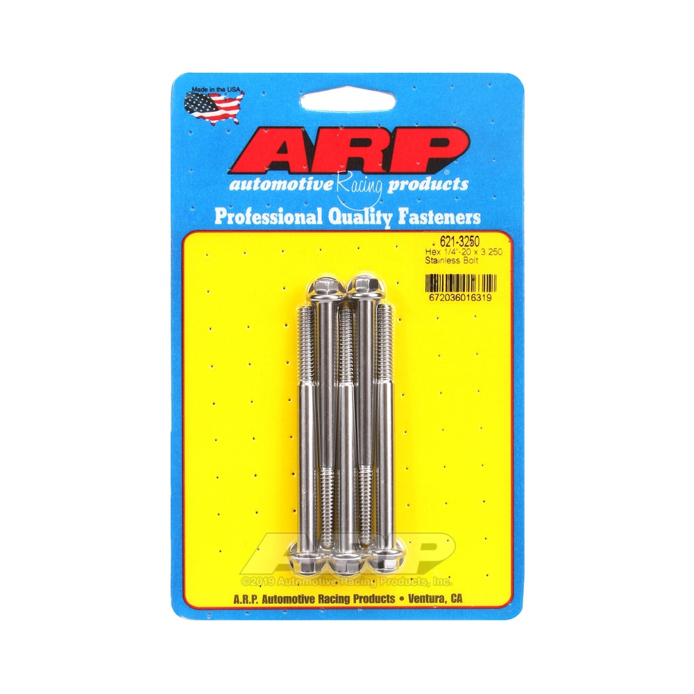Universele bevestigingsmiddelen ARP 1/4-20 - Roestvrij staal Hex x5 - ARP-621-3250 - 621-3250 - 3666618191942