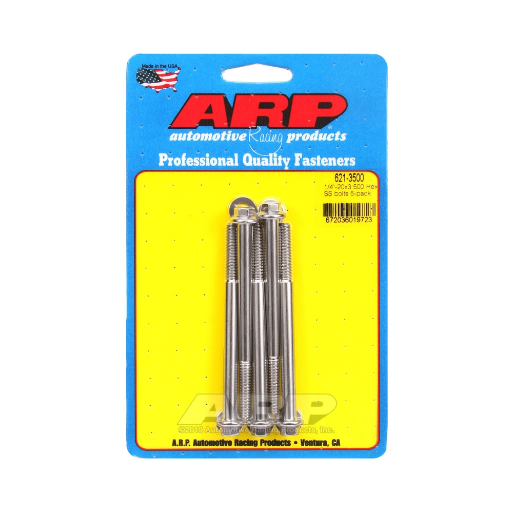 Universele bevestigingsmiddelen ARP 1/4-20 - Roestvrij staal Hex x5 - ARP-621-3500 - 621-3500 - 3666618191959