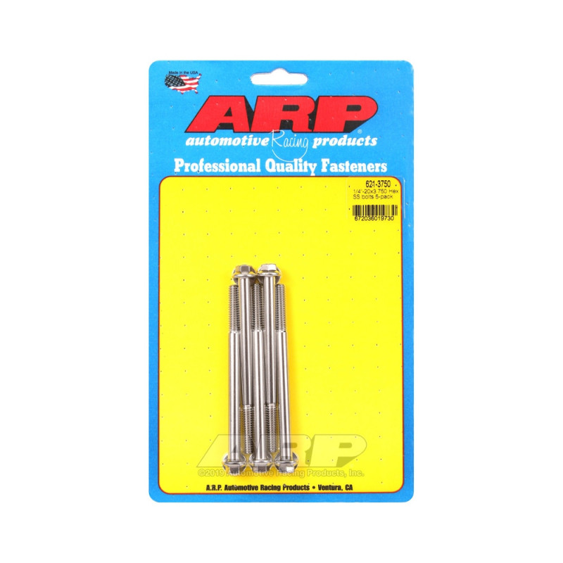 Bullone universale ARP 1/4-20 - Esagono inox x5 - ARP-621-3750 - 621-3750 - 3666618191966