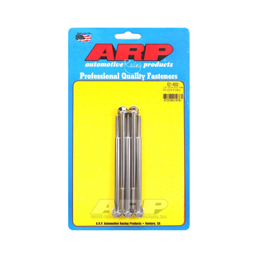 Universele bevestigingsmiddelen ARP 1/4-20 - Roestvrij staal Hex x5 - ARP-621-4500 - 621-4500 - 3666618191997