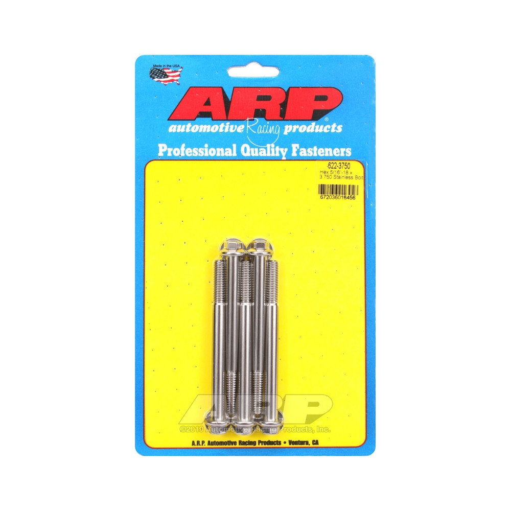 Bullone universale ARP 5/16-18 - Esagono inox x5 - ARP-622-3750 - 622-3750 - 3666618192147