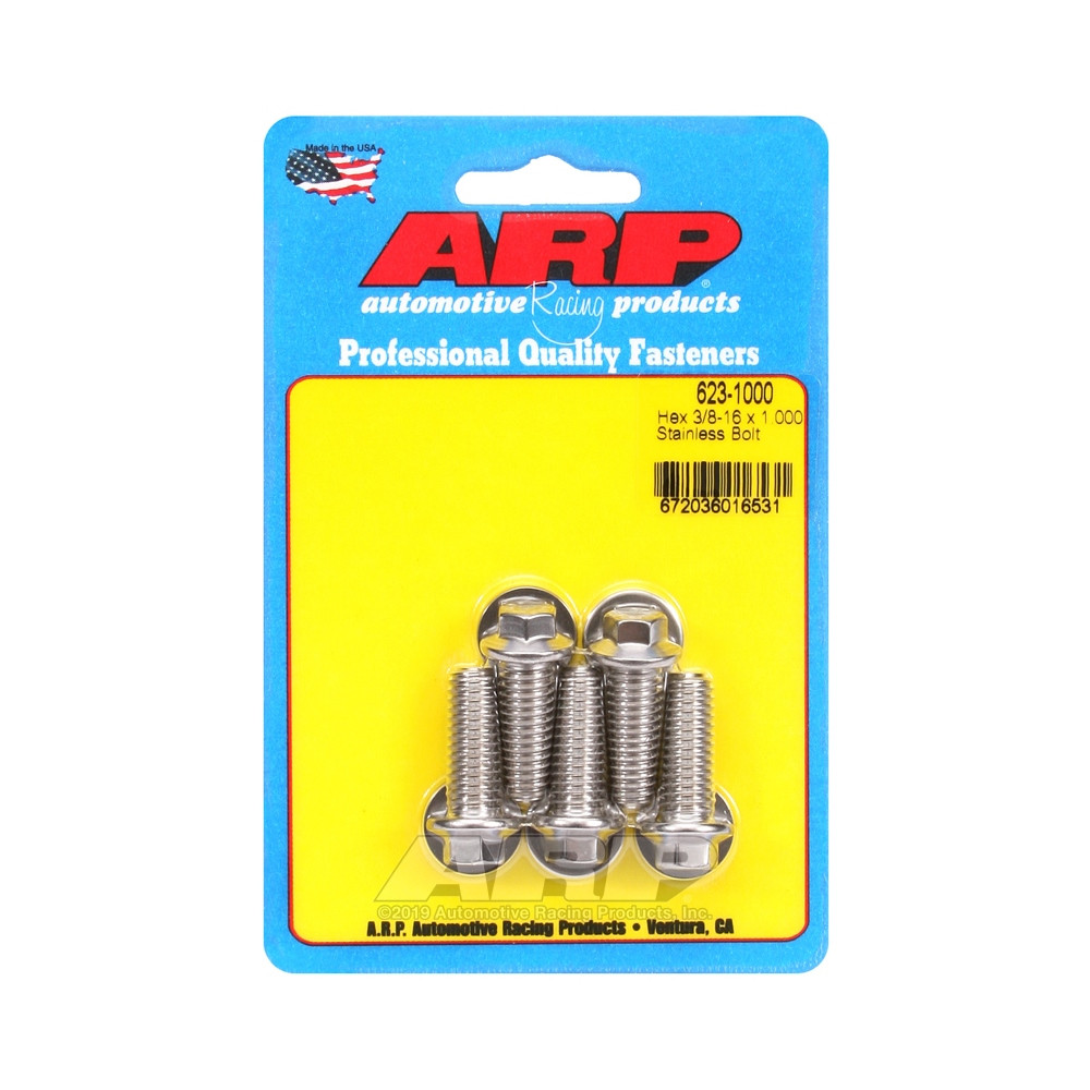 Boulonnerie universelle ARP petite tête 3/8-16 - Inox Hex x5 - ARP-623-1000 - 623-1000 - 3666618192222