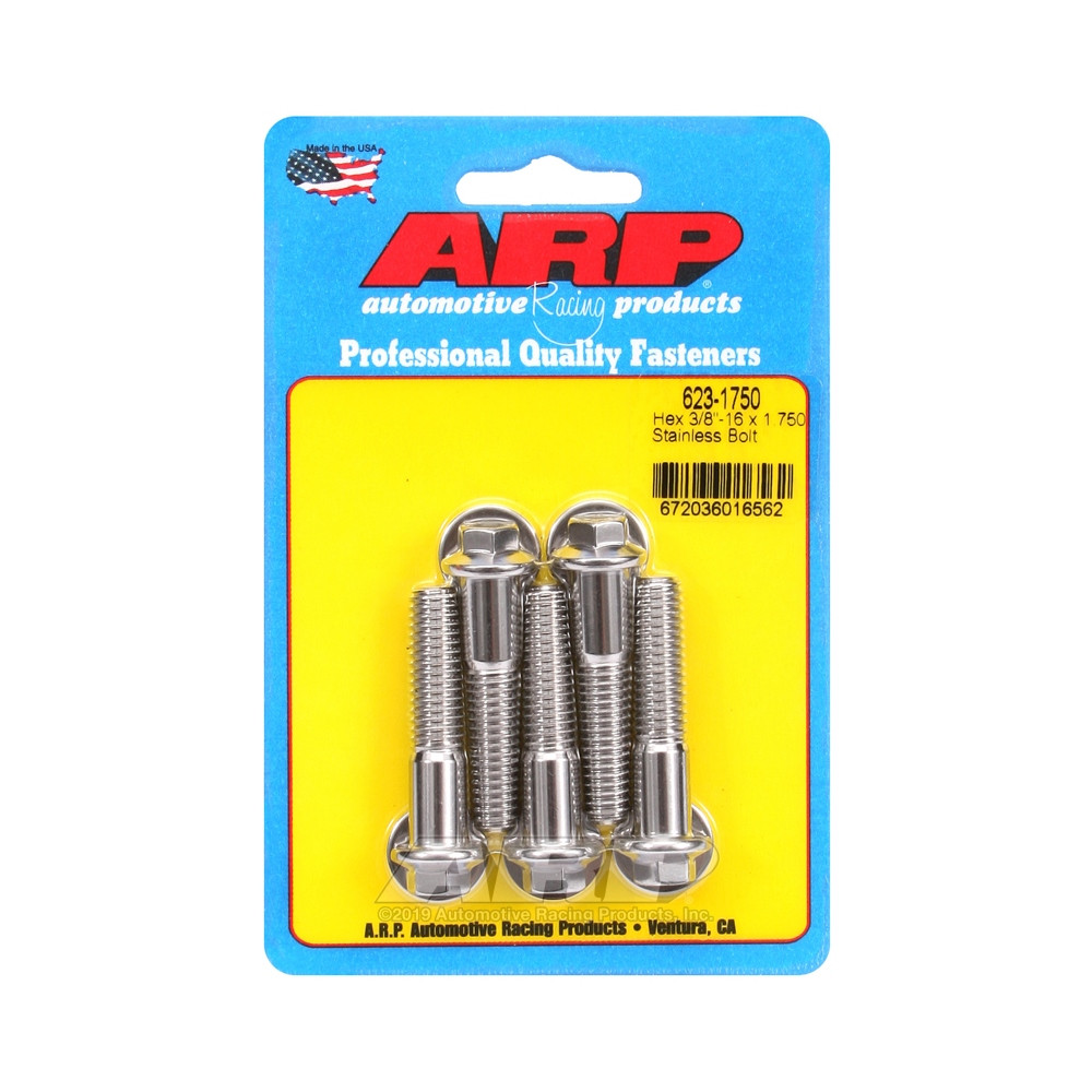 Boulonnerie universelle ARP petite tête 3/8-16 - Inox Hex x5 - ARP-623-1750 - 623-1750 - 3666618192253
