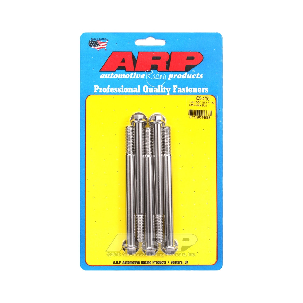 Boulonnerie universelle ARP petite tête 3/8-16 - Inox Hex x5 - ARP-623-4750 - 623-4750 - 3666618192376