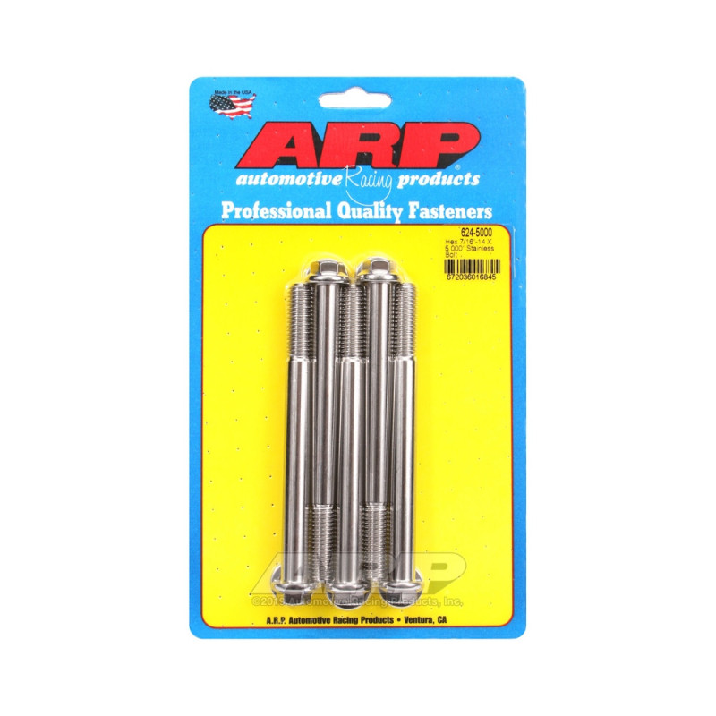 Bullone universale ARP 7/16-14 - Esagono inox x5 - ARP-624-5000 - 624-5000 - 3666618192536