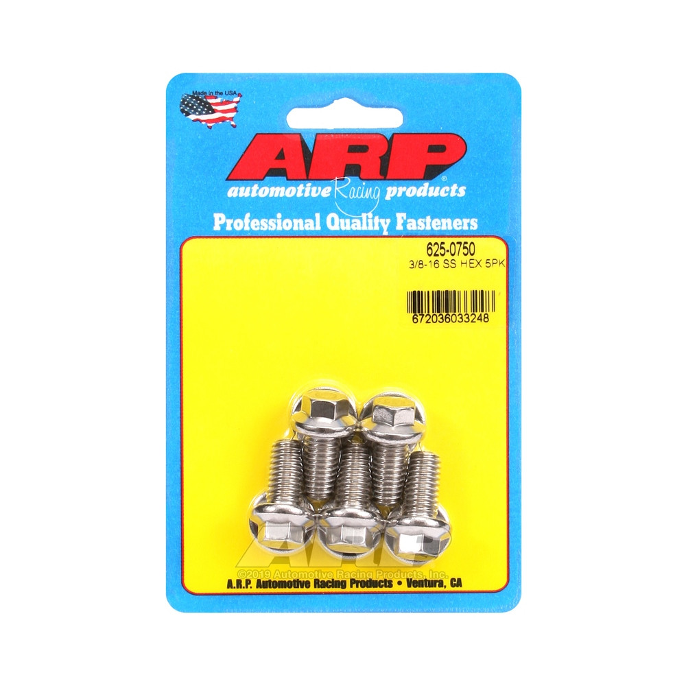 Boulonnerie universelle ARP tête STD 3/8-16 - Inox Hex x5 - ARP-625-0750 - 625-0750 - 3666618192543