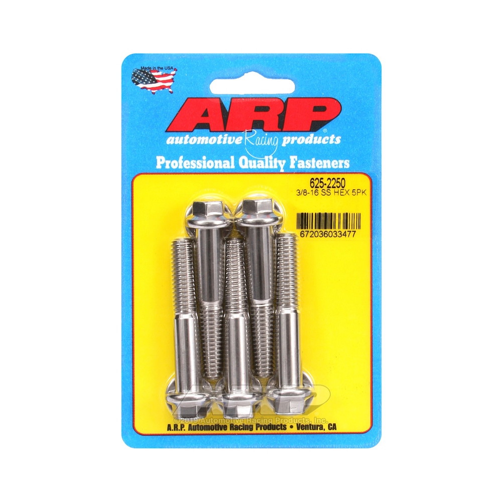 Boulonnerie universelle ARP tête STD 3/8-16 - Inox Hex x5 - ARP-625-2250 - 625-2250 - 3666618192604