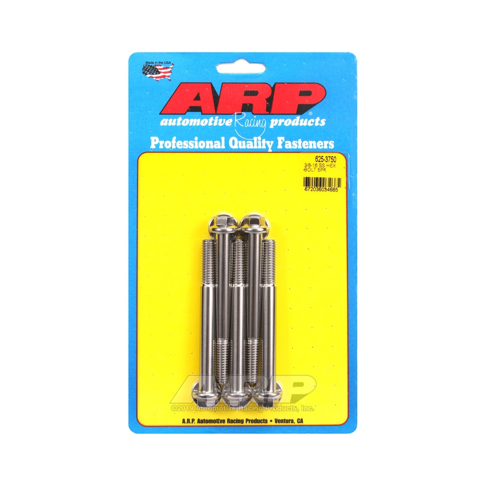 Boulonnerie universelle ARP tête STD 3/8-16 - Inox Hex x5 - ARP-625-3750 - 625-3750 - 3666618192666