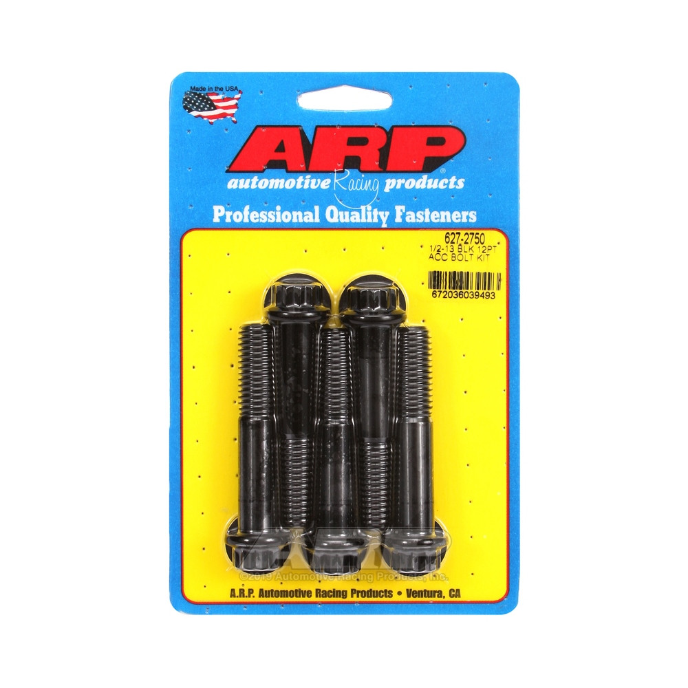 Universele Bevestigingsmiddelen ARP 1/2-13 - Zwart Oxide 12 St x5 - ARP-627-2750 - 627-2750 - 3666618192901