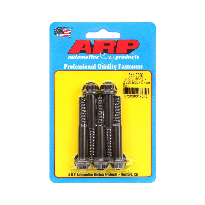 Bullone universale ARP 5/16-18 - Nero Oxyde 12 Pts x5 - ARP-641-2250 - 641-2250 - 3666618193298