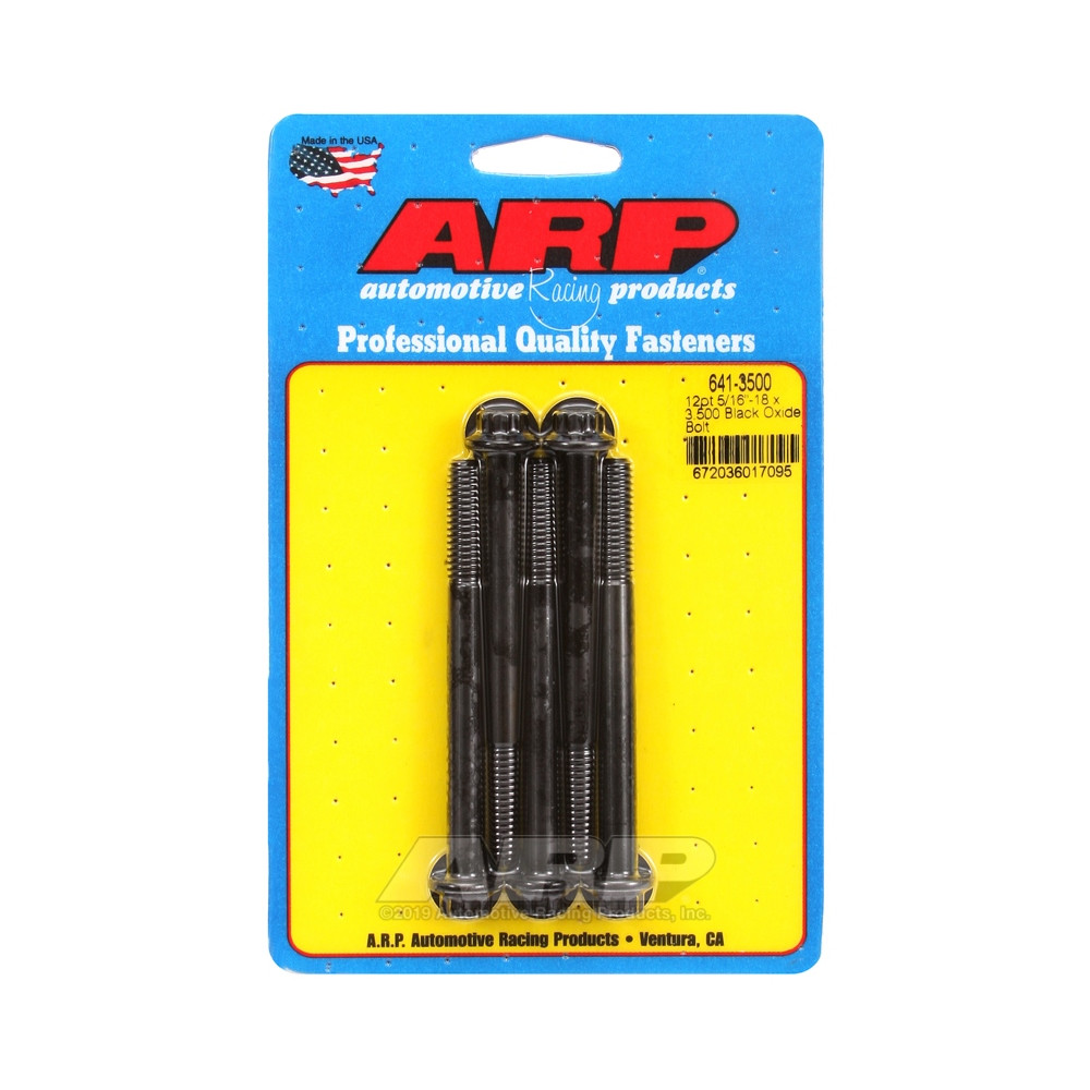 Bullone universale ARP 5/16-18 - Nero Oxyde 12 Pts x5 - ARP-641-3500 - 641-3500 - 3666618193342