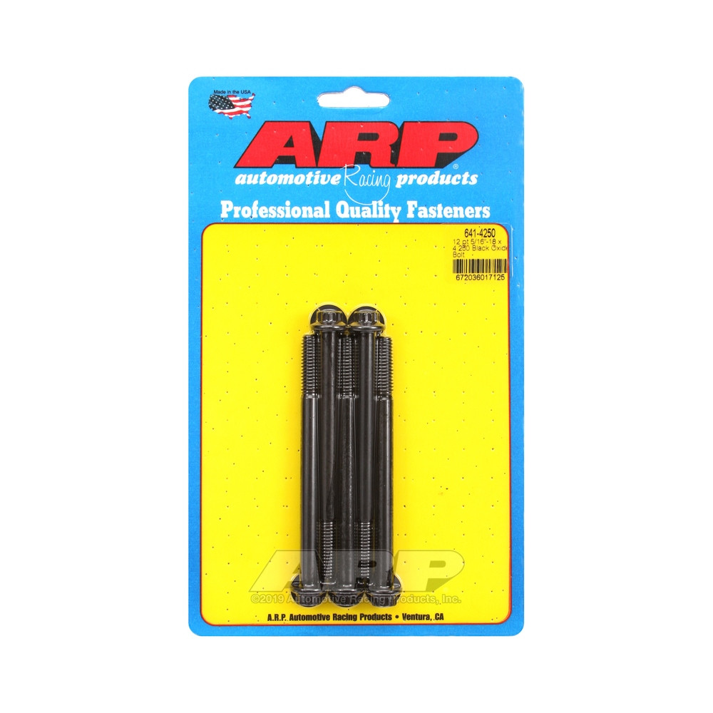 Boulonnerie universelle ARP 5/16-18 - Black Oxyde 12 Pts x5 - ARP-641-4250 - 641-4250 - 3666618193373
