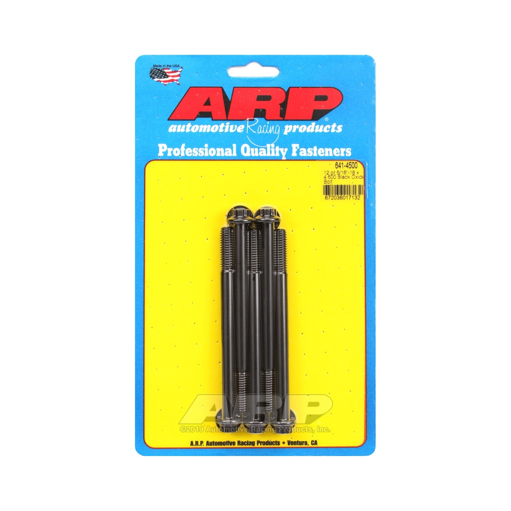 Bullone universale ARP 5/16-18 - Nero Oxyde 12 Pts x5 - ARP-641-4500 - 641-4500 - 3666618193380