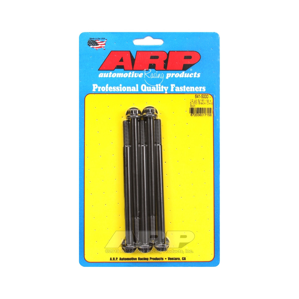 Boulonnerie universelle ARP 5/16-18 - Black Oxyde 12 Pts x5 - ARP-641-5000 - 641-5000 - 3666618193403