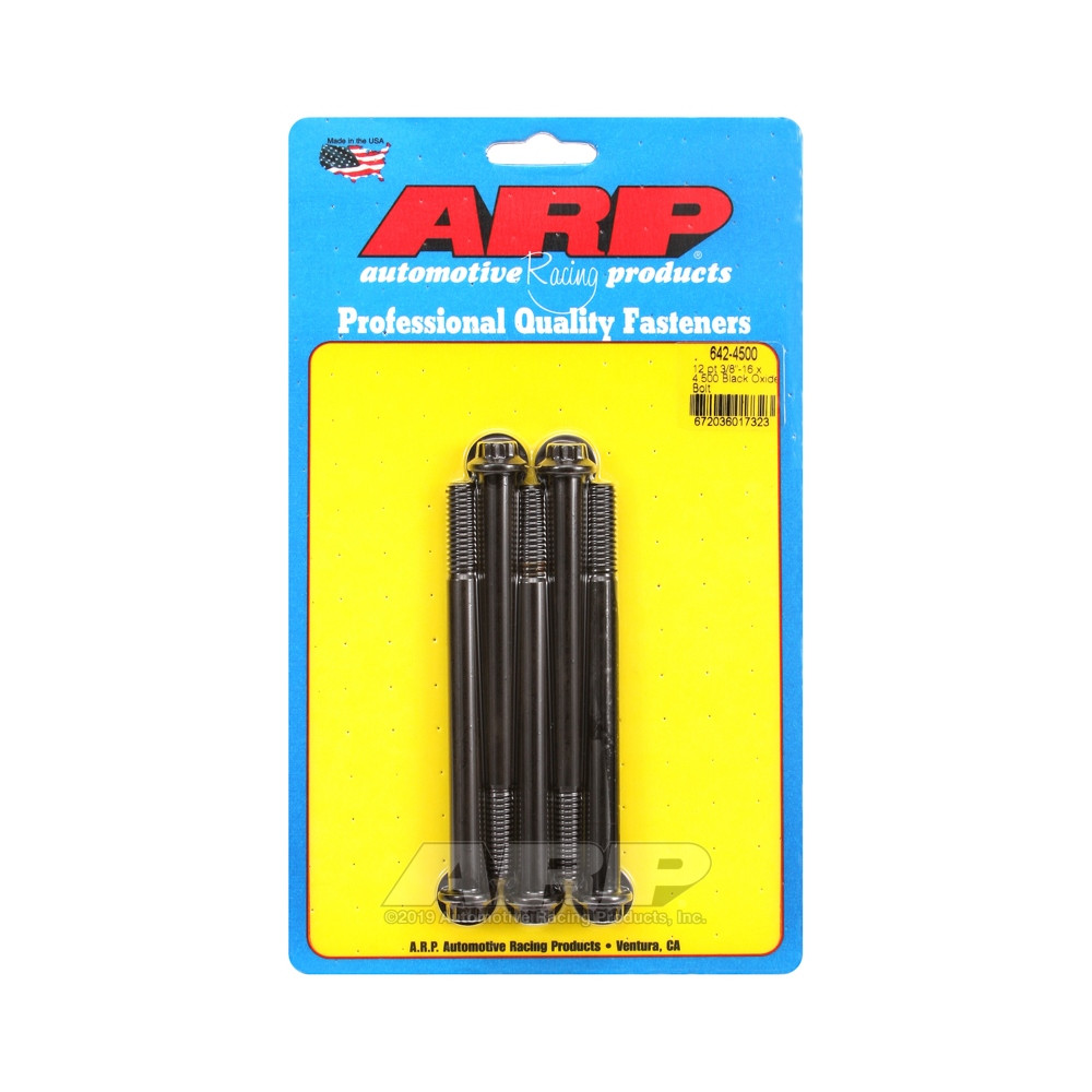 Bullone universale ARP a testa piccola 3/8-16 - Ossido nero 12 pts x5 - ARP-642-4500 - 642-4500 - 3666618193571
