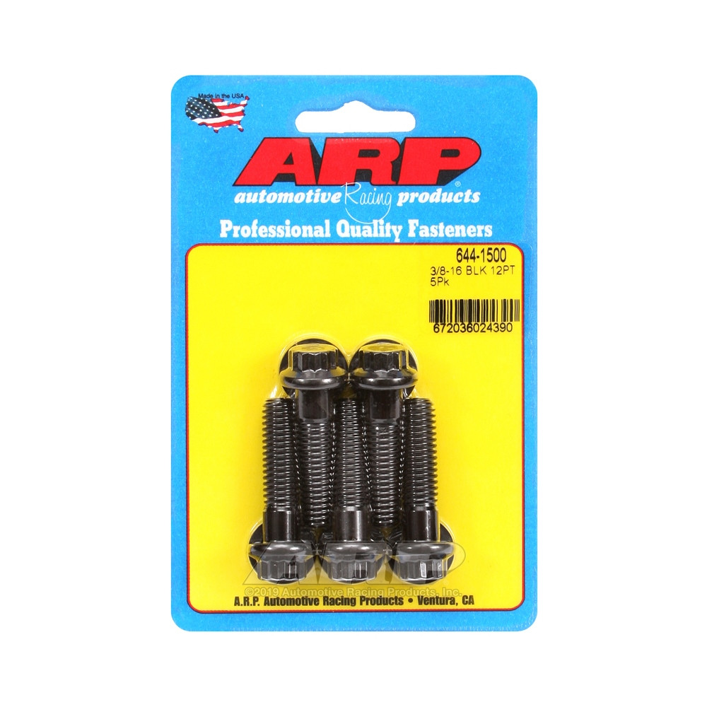 Universele bouten ARP kop STD 3/8-16 - Black Oxide 12 Pts x5 - ARP-644-1500 - 644-1500 - 3666618193786