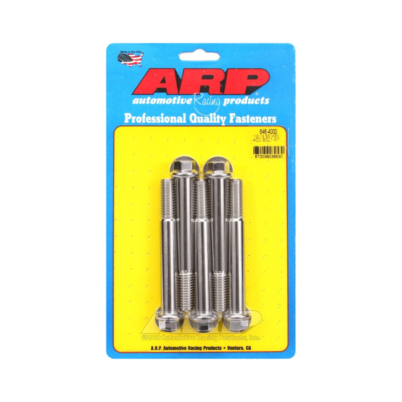 Bullone universale ARP 1/2-13 - Esagono inox x5 - ARP-646-4000 - 646-4000 - 3666618194165