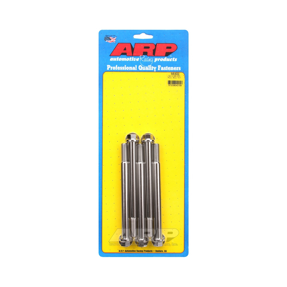 Bullone universale ARP 1/2-13 - Esagono inox x5 - ARP-646-6000 - 646-6000 - 3666618194240