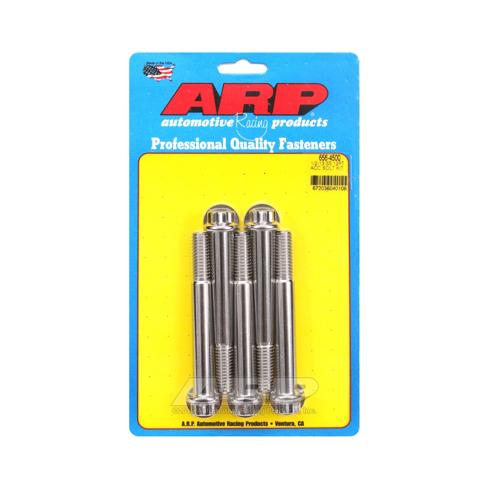Universele bouten ARP 1/2-13 - Roestvast staal 12 stuks x5 - ARP-656-4500 - 656-4500 - 3666618195391