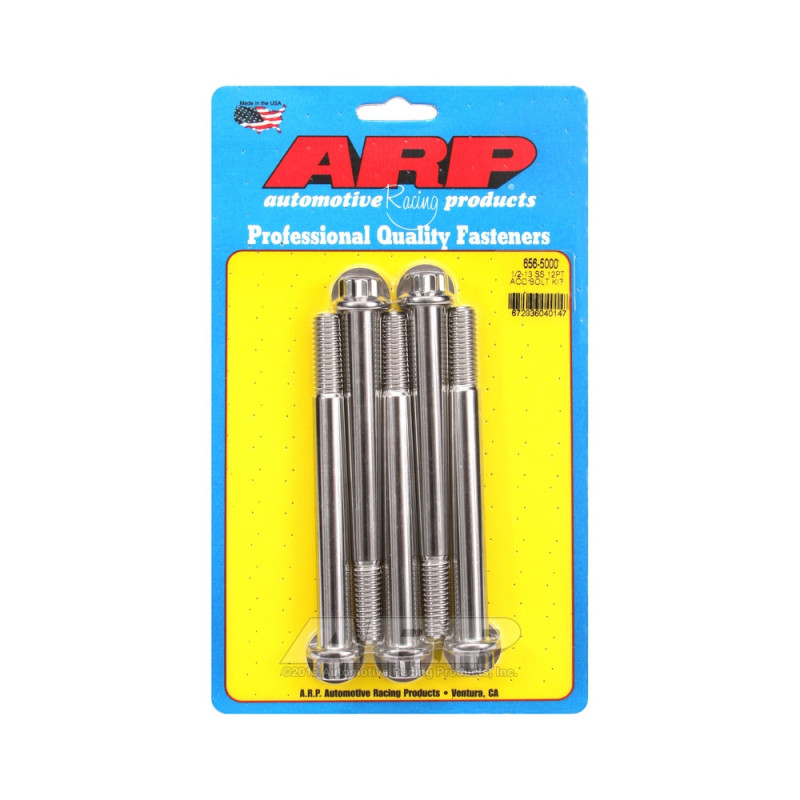 Universal Bolt ARP 1/2-13 - Stainless Steel 12 Pts x5 - ARP-656-5000 - 656-5000 - 3666618195414