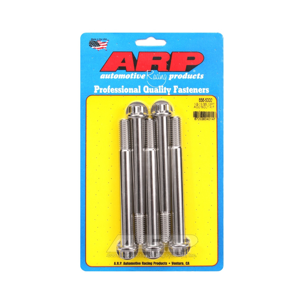 Universal Bolt ARP 1/2-13 - Stainless Steel 12 Pts x5 - ARP-656-5000 - 656-5000 - 3666618195414