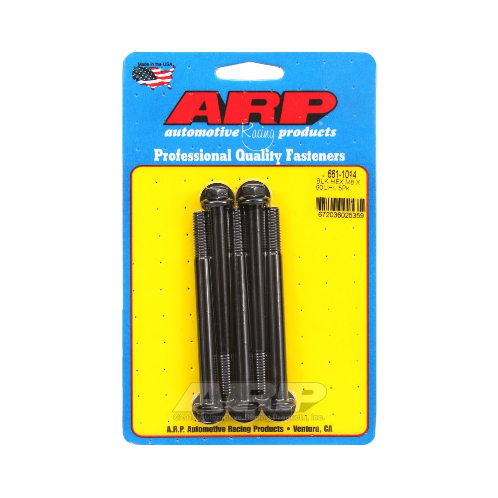 ARP Universal Bolt M8 x 1.25 - Black Oxyde Hex x5 - ARP-661-1014 - 661-1014 - 3666618195766