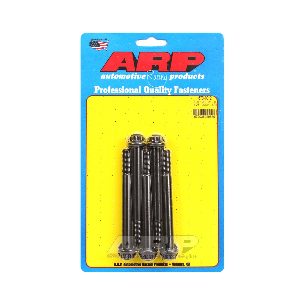 Bulloni universali ARP M10 x 1,25 - Oxyde nero 12 pz. x5 - ARP-673-1012 - 673-1012 - 3666618196879