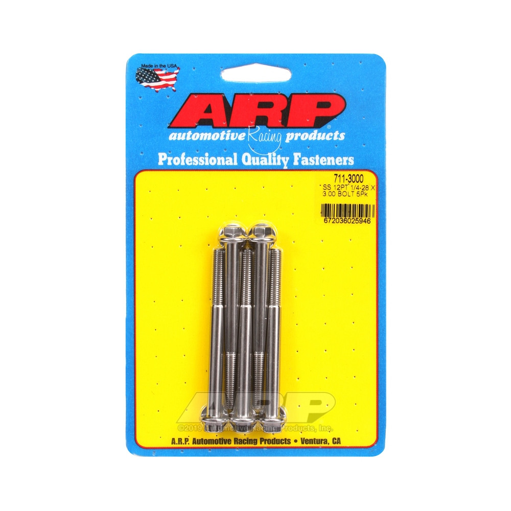 Boulonnerie universelle ARP 1/4-28 - Inox 12 Pts x5 - ARP-711-3000 - 711-3000 - 3666618197289