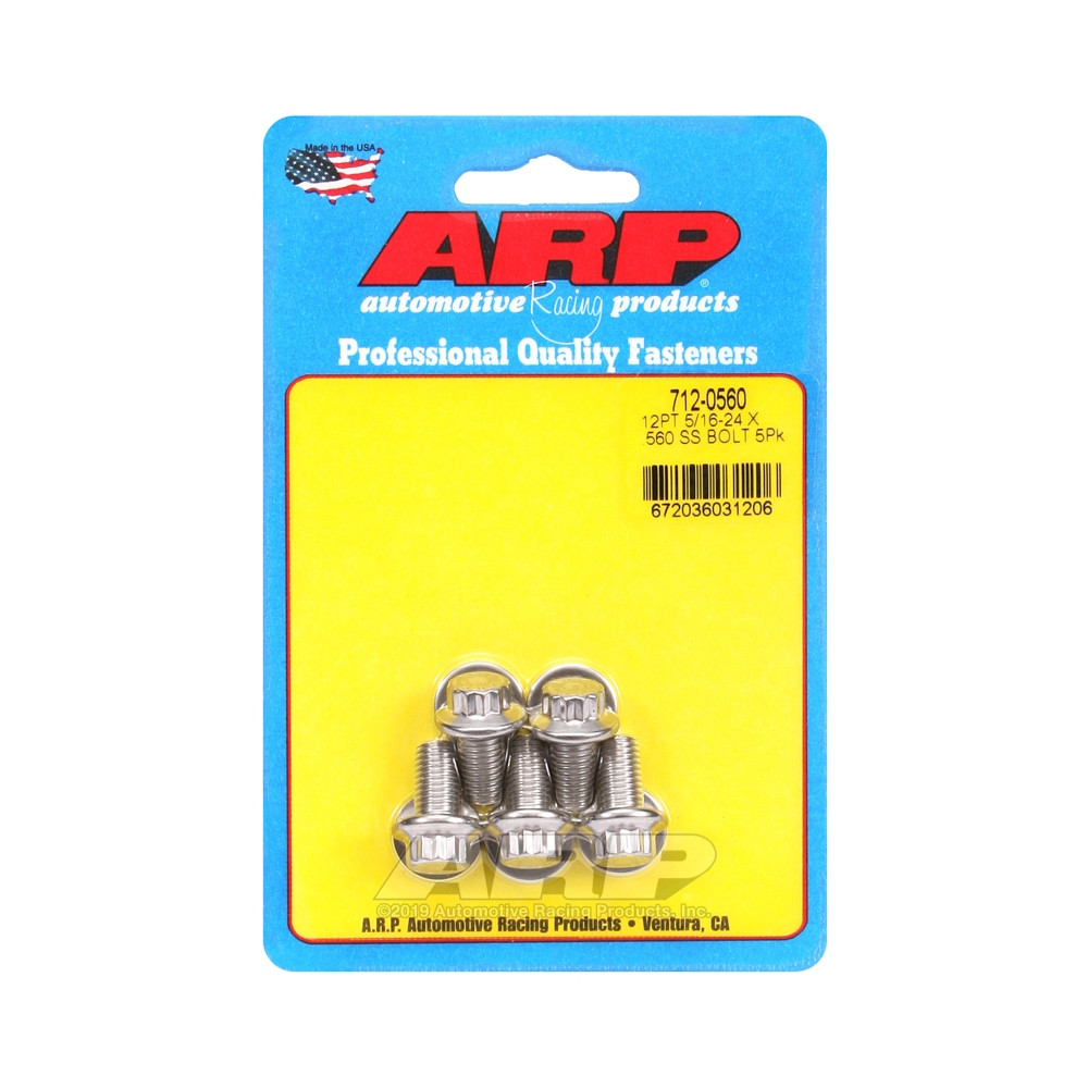 Bullone universale ARP 5/16-24 - Acciaio inox 12 pts x5 - ARP-712-0560 - 712-0560 - 3666618197357