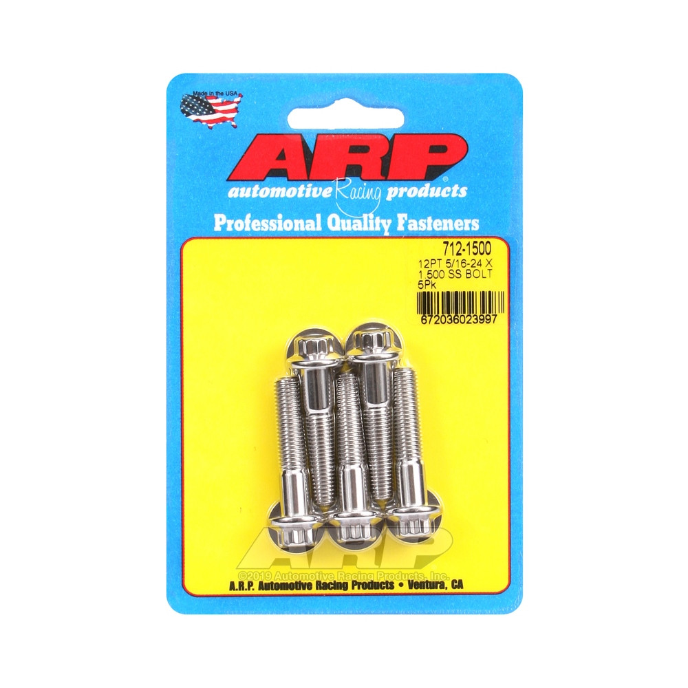 Bullone universale ARP 5/16-24 - Acciaio inox 12 pts x5 - ARP-712-1500 - 712-1500 - 3666618197395
