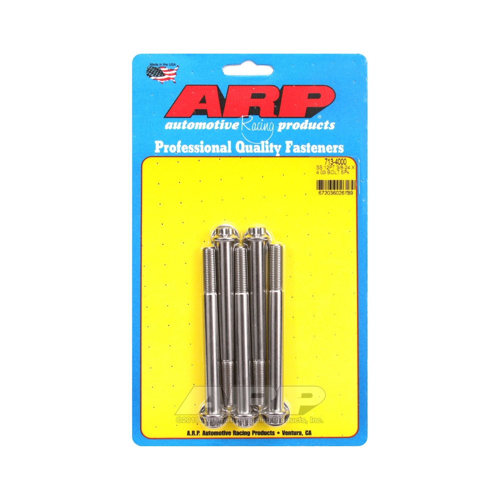 Boulonnerie universelle ARP petite tête 3/8-24 - Inox 12 Pts x5 - ARP-713-4000 - 713-4000 - 3666618197685