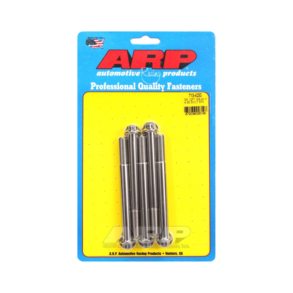Boulonnerie universelle ARP petite tête 3/8-24 - Inox 12 Pts x5 - ARP-713-4250 - 713-4250 - 3666618197692