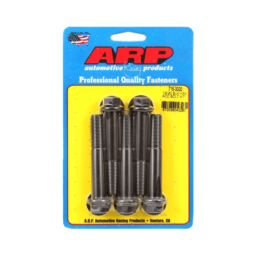 Boulonnerie universelle ARP 1/2-20 - Black Oxyde Hex x5 - ARP-716-3000 - 716-3000 - 3666618198125