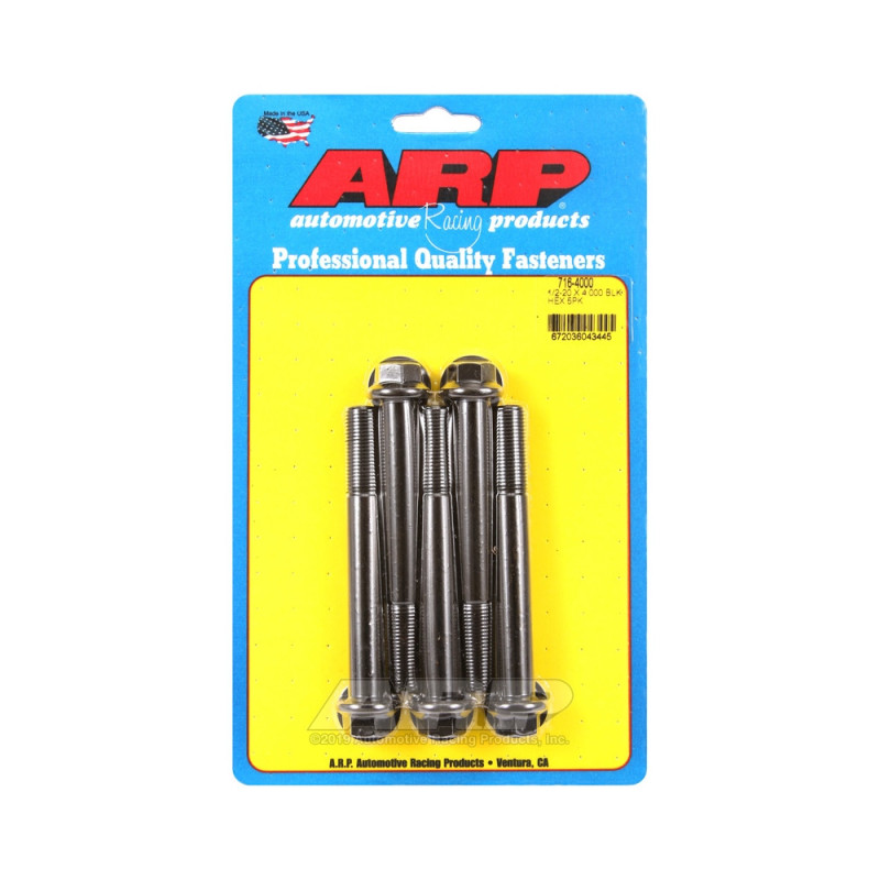 ARP Universal Bolt 1/2-20 - Black Oxyde Hex x5 - ARP-716-4000 - 716-4000 - 3666618198163