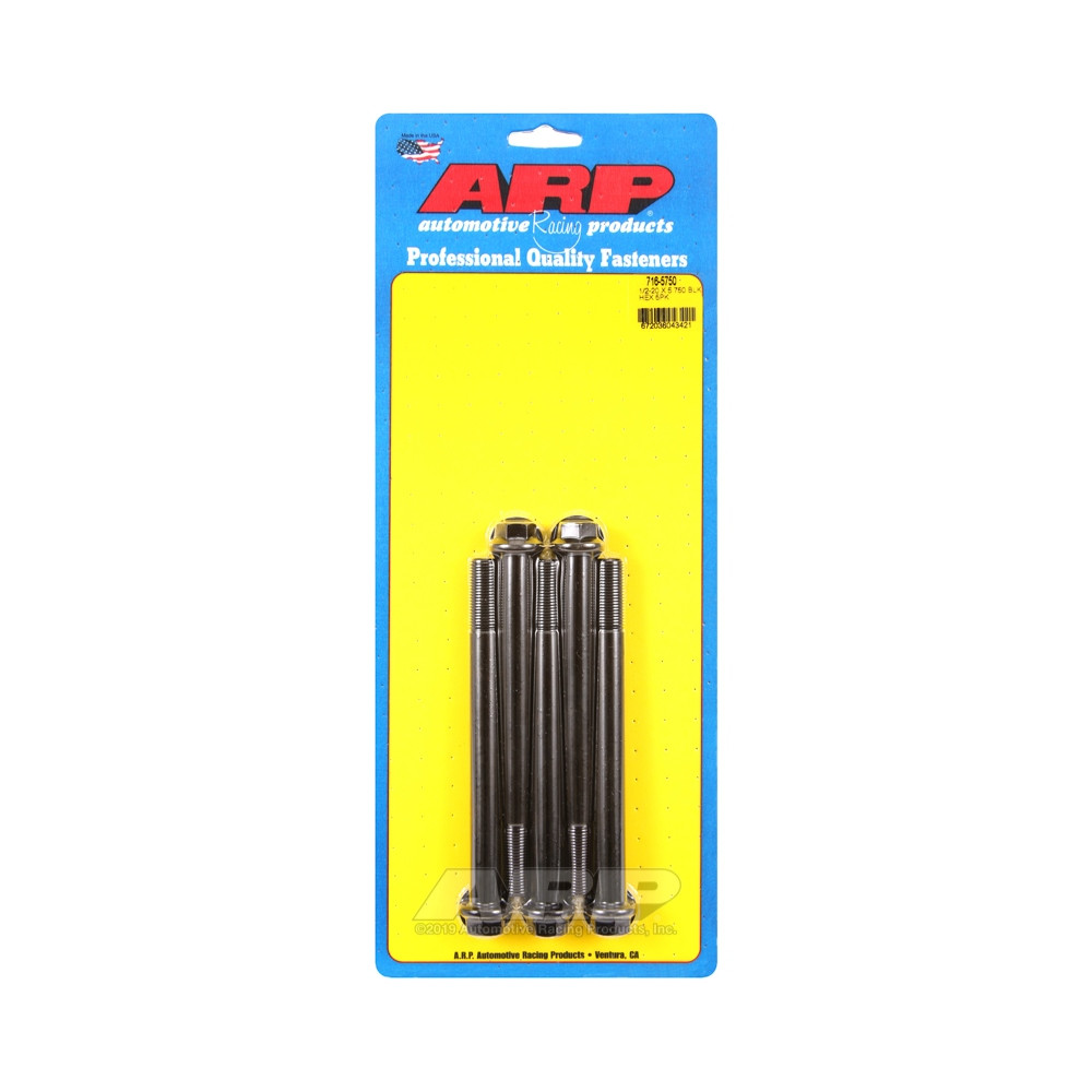 Bullone universale ARP 1/2-20 - Esagonale in ossido nero x5 - ARP-716-5750 - 716-5750 - 3666618198231