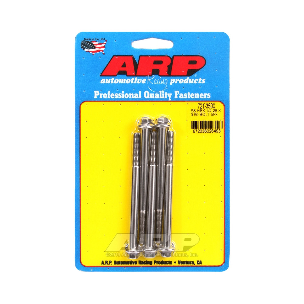 Boulonnerie universelle ARP 1/4-28 - Inox Hex x5 - ARP-721-3500 - 721-3500 - 3666618198392