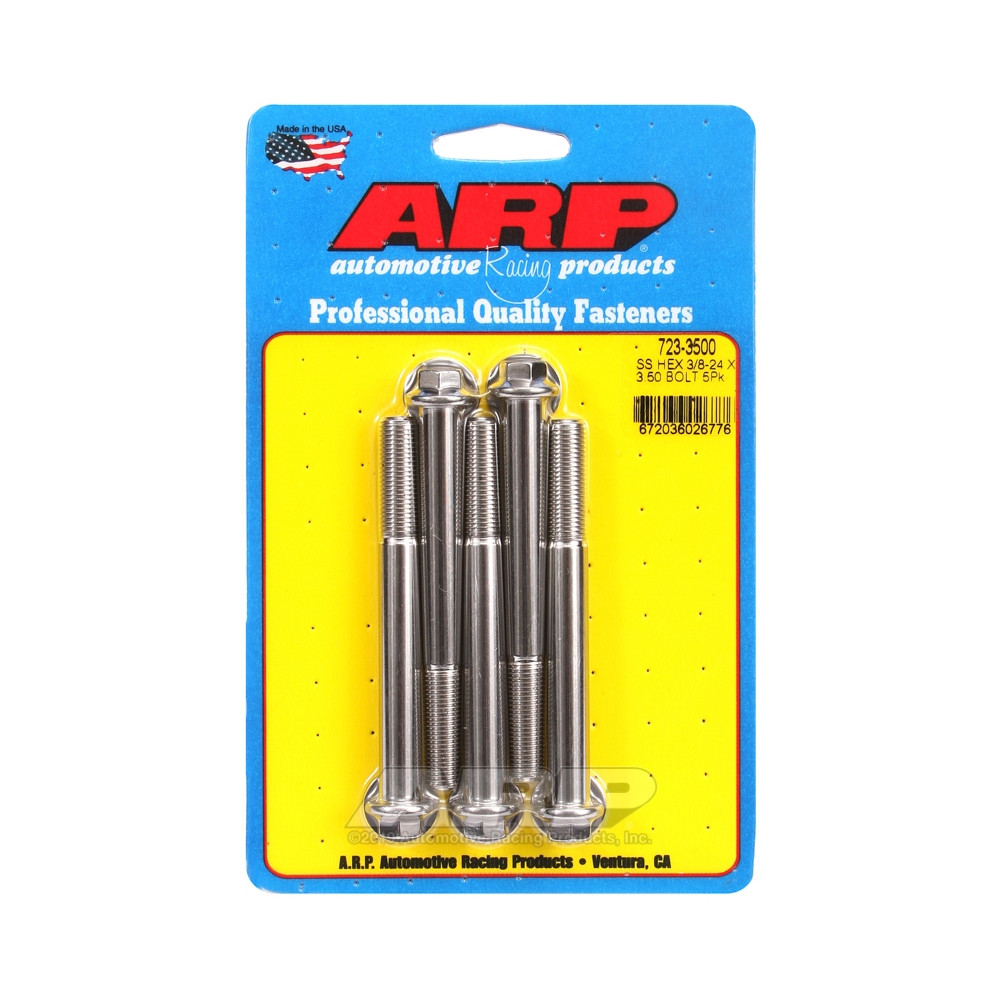 ARP Universal small head bolt 3/8-24 - Stainless Hex x5 - ARP-723-3500 - 723-3500 - 3666618198750