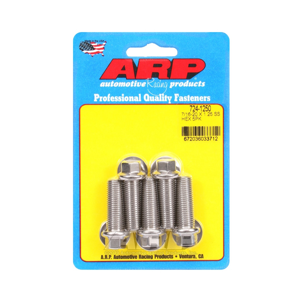 Bullone universale ARP 7/16-20 - Acciaio inox x5 - ARP-724-1250 - 724-1250 - 3666618198835