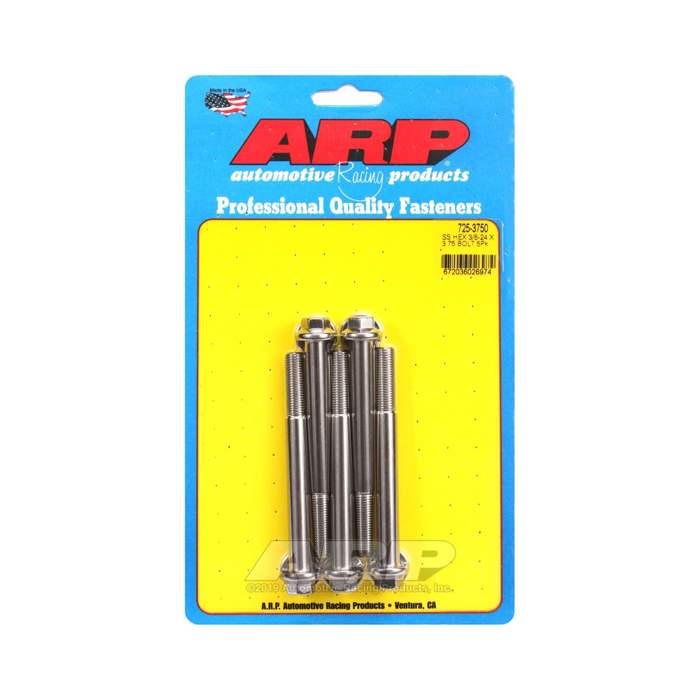 Boulonnerie universelle ARP tête STD 3/8-24 - Inox Hex x5 - ARP-725-3750 - 725-3750 - 3666618199115